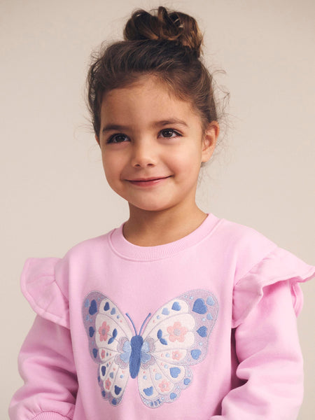 Butterfly Frill Sweatshirt