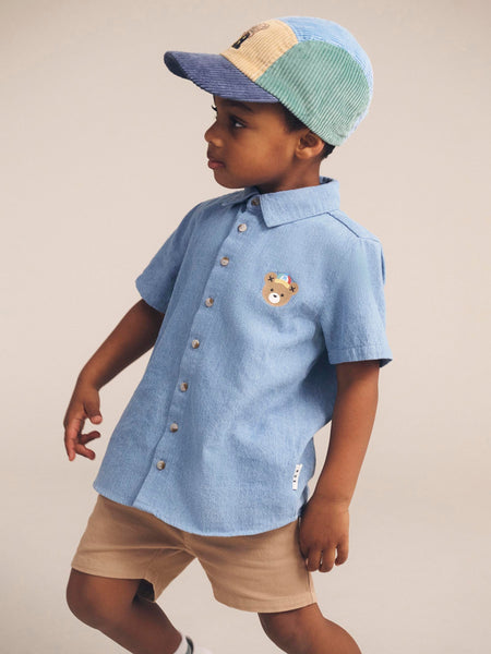 Chambray Hux Short Sleeve Shirt