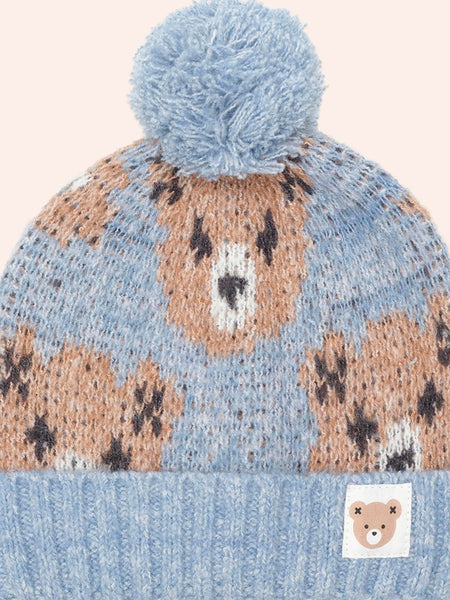 Dusk Blue Huxbear Knit Beanie