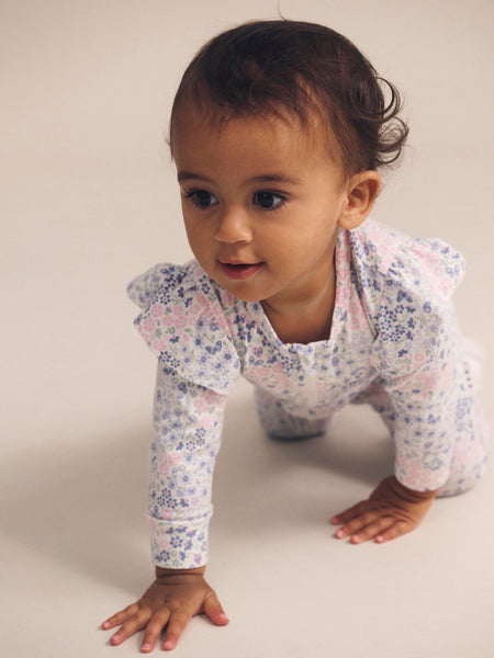 Flower Garden Frill Romper