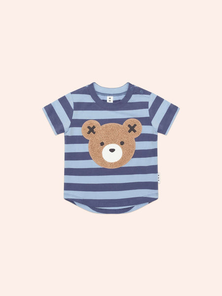 Furry Hux Blue Stripe Bear T-Shirt