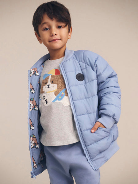 Happy Pup Reversible Bomber