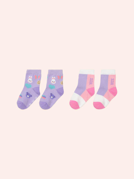 Hux Emoji Socks 2Pk