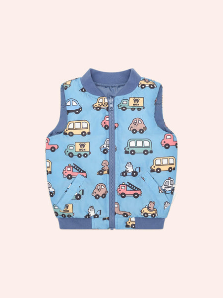 Huxmobile Reversible Puffer Vest