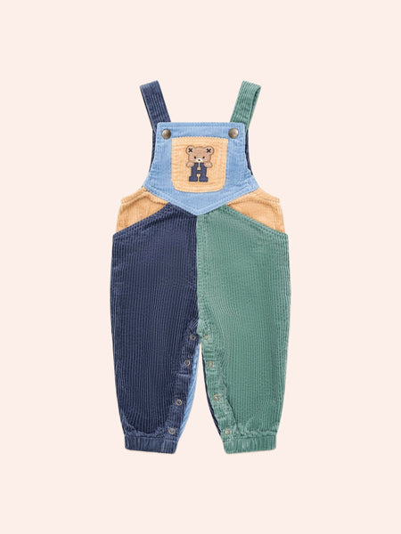 Midnight Colour Block Overalls