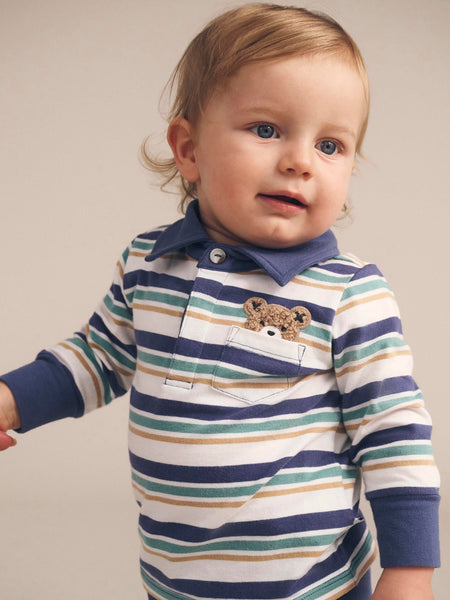 Multi Stripe Hiding Hux Polo
